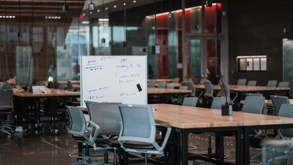 The upper assembly area of the design hub.